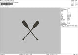 Sticks Embroidery File 6 sizes