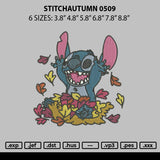 Stitchautumn 0509 Embroidery File 6 sizes