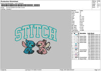 Stitch Double Outline V2 Embroidery File 6 sizes