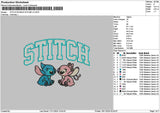 Stitch Double Outline V2 Embroidery File 6 sizes