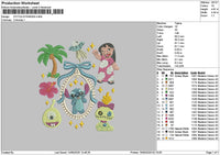 Stitchfriends 1505 Embroidery File 6 sizes
