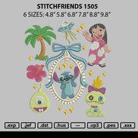 Stitchfriends 1505 Embroidery File 6 sizes
