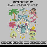 Stitchfriends 1505 Embroidery File 6 sizes