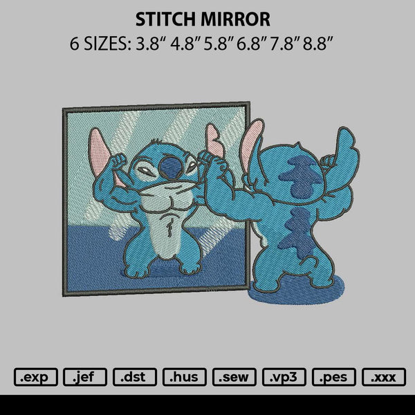 Stitchmirror 02 Embroidery File 6 sizes
