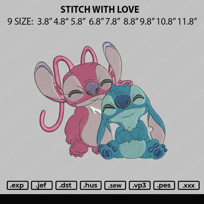 Stitch Smile Embroidery File 9 size