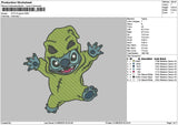 Stitchgrinch 3108 Embroidery File 6 sizes