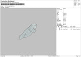 Stitch Hand 03 Embroidery File 6 sizes