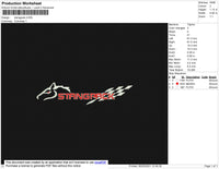 Stangpack Text Embroidery File 4 size