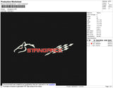 Stangpack Text Embroidery File 4 size