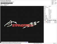 Stangpack Text Embroidery File 4 size