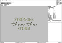 Strongertext 2107 Embroidery File 6 sizes