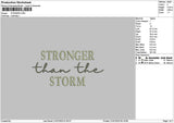 Strongertext 2107 Embroidery File 6 sizes