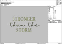 Strongertext 2107 Embroidery File 6 sizes