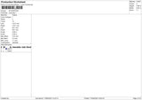 Stormtext 01 Embroidery File 6 sizes