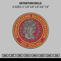 Detektorcircle Embroidery File 6 sizes
