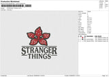 Stranger Things 03 Embroidery File 4 sizes