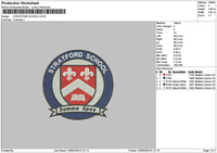 Startfordcircle Embroidery File 6 sizes