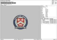 Startfordcircle Embroidery File 6 sizes