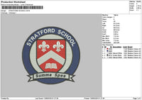 Startfordcircle Embroidery File 6 sizes