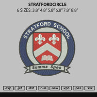 Startfordcircle Embroidery File 6 sizes