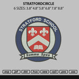Startfordcircle Embroidery File 6 sizes
