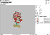 Strawberry Embroidery File 6 sizes