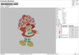 Strawberry Embroidery File 6 sizes