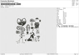 Street Credit Embroidery File 5 sizes