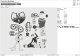 Street Credit Embroidery File 5 sizes