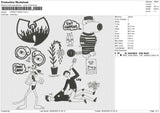 Street Credit Embroidery File 5 sizes