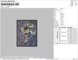 Saturo Gojo Embroidery File 4 size
