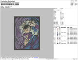 Saturo Gojo Embroidery File 4 size