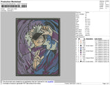 Saturo Gojo Embroidery File 4 size