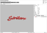 Strikers Puff Without Foam Embroidery File 6 sizes