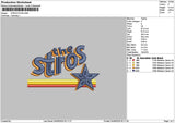 Strostext Embroidery File 6 sizes