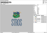 Strostext V2 Embroidery File 6 sizes