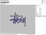 Stassy Embroidery File 4 size