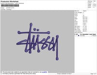 Stassy Embroidery File 4 size