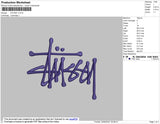 Stassy Embroidery File 4 size