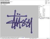 Stassy Embroidery File 4 size