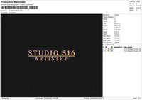 Studio 516 v2 Embroidery File 4 size