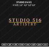 Studio 516 v2 Embroidery File 4 size