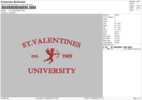 ST Valentines Embroidery File 5 sizes