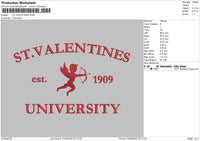 ST Valentines Embroidery File 5 sizes