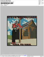 Stevie Ray Embroidery File 4 size