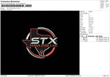 STX Hauling Embroidery File 5 sizes