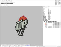 Stay Up Embroidery File 5 size