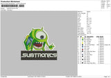 Subtronics Embroidery File 6 sizes