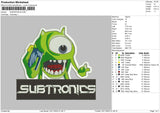 Subtronics Embroidery File 6 sizes
