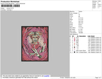 Sukuna Embroidery File 4 size